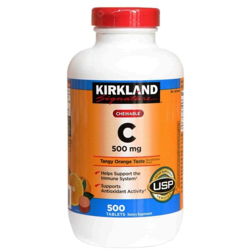 Viên Nhai Vitamin C 500mg Kirkland - 500v
